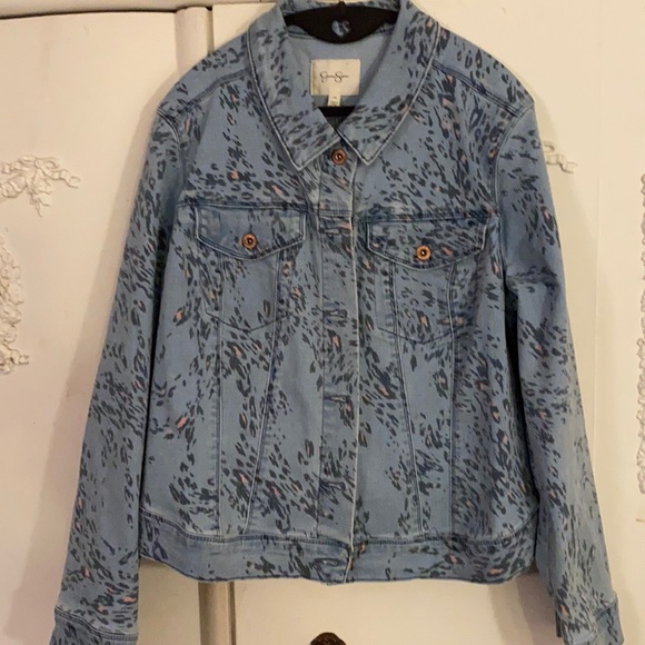 Whirling Cheetah Jessica Simpson Jacket SZ 1 X NWT
